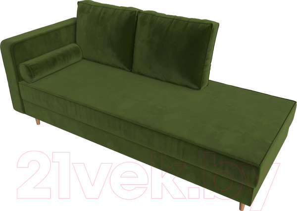 Изображение товара Тахта Лига Диванов Прайм левый / 100881 (микровельвет зеленый)