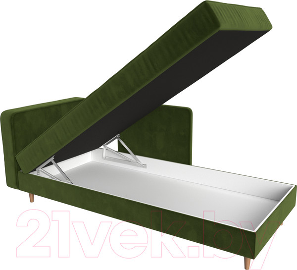 Изображение товара Тахта Лига Диванов Прайм левый / 100881 (микровельвет зеленый)