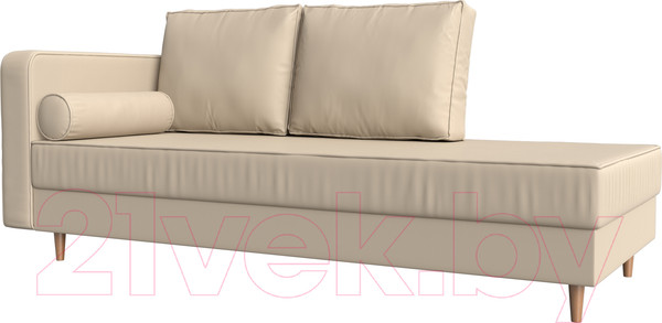 Изображение товара Тахта Лига Диванов Прайм левый / 100891 (экокожа бежевый)