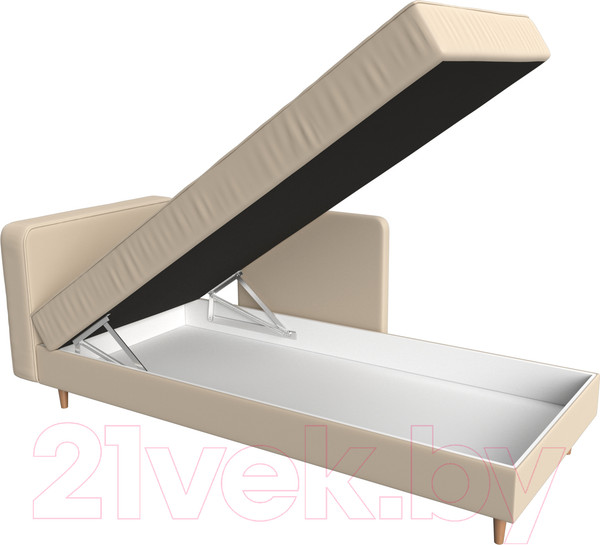 Изображение товара Тахта Лига Диванов Прайм левый / 100891 (экокожа бежевый)