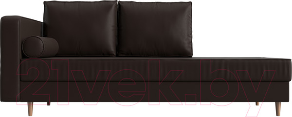 Изображение товара Тахта Лига Диванов Прайм левый / 100893 (экокожа коричневый)
