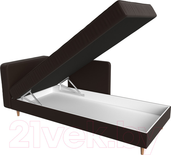Изображение товара Тахта Лига Диванов Прайм левый / 100893 (экокожа коричневый)
