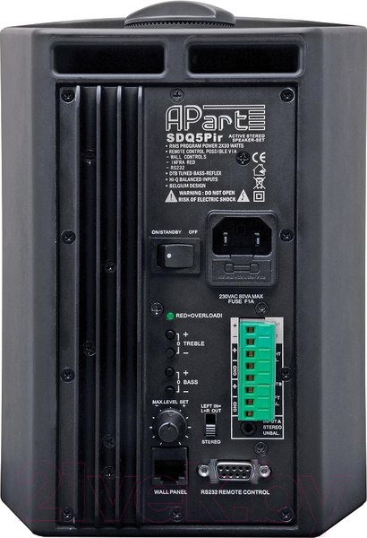 Изображение товара Настенная акустика Apart SDQ5PIR-WH