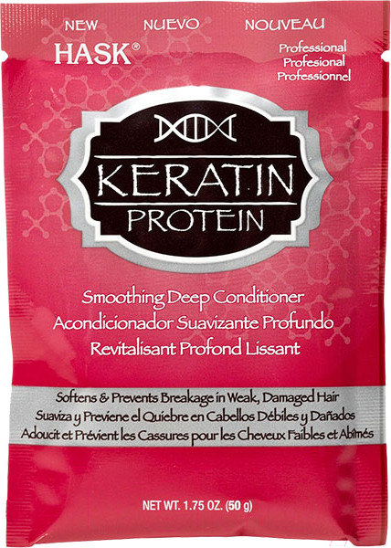 Изображение товара Маска для волос HASK Для придания гладкости волосам с протеином кератина (50мл)