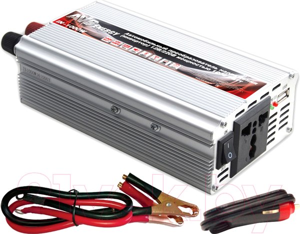 Изображение товара Автомобильный инвертор AVS IN-1000W /43113