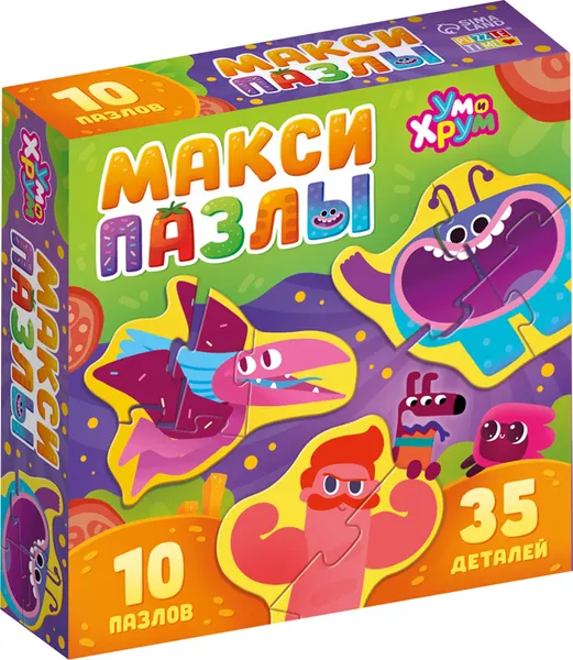 Изображение товара Развивающая игра Puzzle Time Ум и Хрум / 11054518 (35эл)