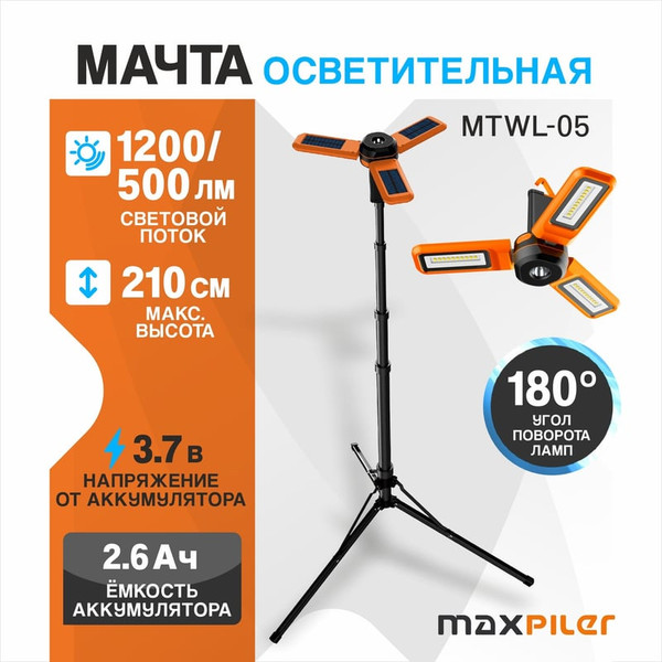 Изображение товара Прожектор Maxpiler MTWL-05