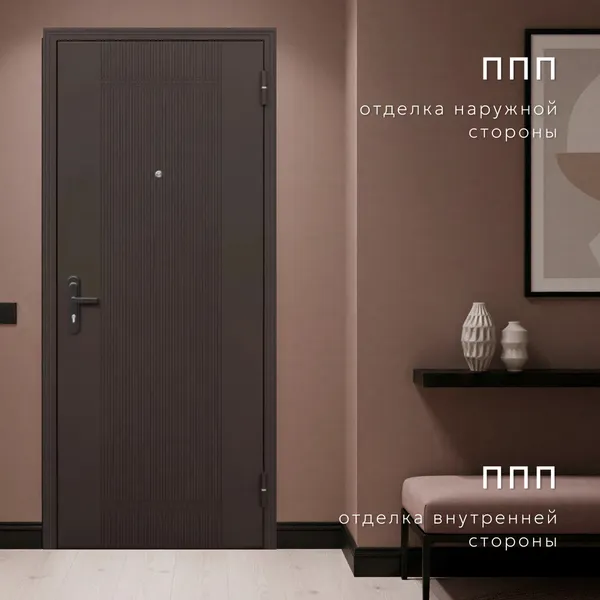 Изображение товара Входная дверь Guard 5 207x96 (правая, штамп антик)