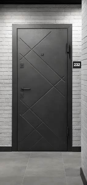 Изображение товара Входная дверь Guard 7 205x96 (правая, штамп букле графит)