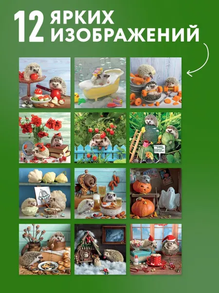 Изображение товара Календарь настенный Эксмо Ежекалендарь. Прянички в глазури. 2027 год (Еремина Е. 9785042399350)