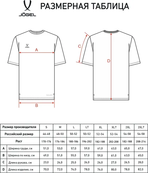 Изображение товара Футболка спортивная Jogel Division PerFormDRY Training CVC (белый 00, XXL)