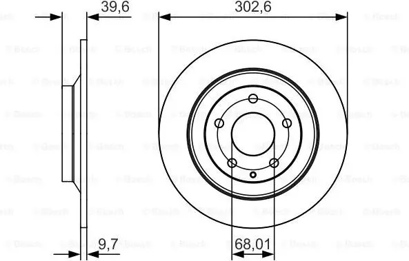 Изображение товара Тормозной диск Bosch 0986479C28