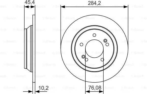 Изображение товара Тормозной диск Bosch 0986479C39