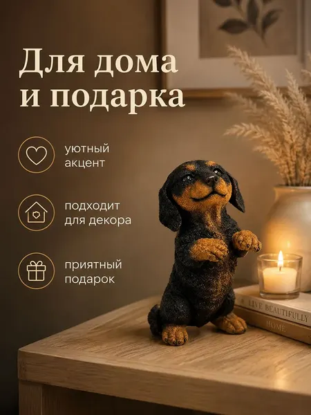 Изображение товара Статуэтка Elan Gallery Такса 105807
