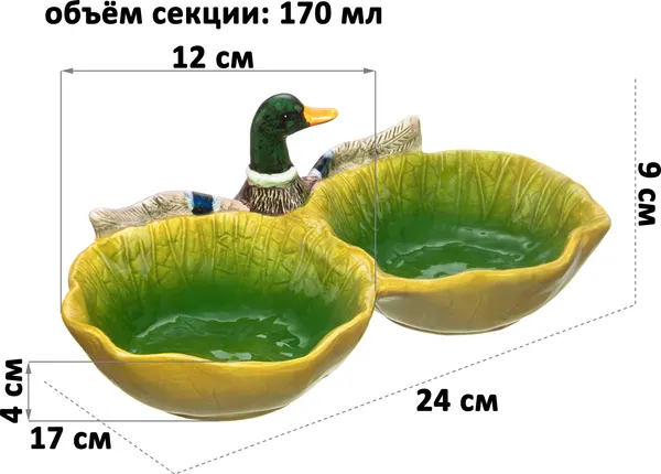 Изображение товара Менажница Elan Gallery Уточка 340113