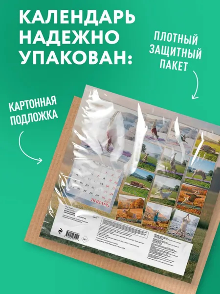 Изображение товара Календарь настенный Эксмо Йога с козами. 2027 год (9785042472121)