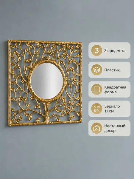 Изображение товара Комплект зеркал декоративных El Casa 471387