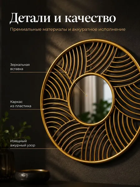 Изображение товара Комплект зеркал декоративных El Casa 471386