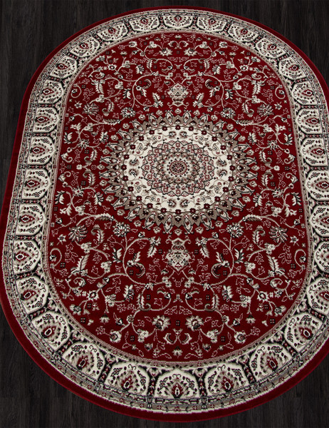 Изображение товара Ковер Merinos Gavana d409-OVAL-RED (2.5х3.5)