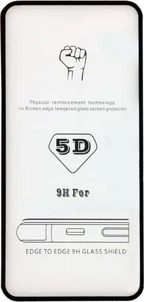Изображение товара Защитное стекло для телефона Bingo 5D для HONOR X5d/X5d Plus (черный)
