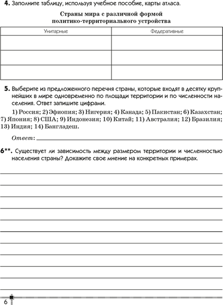 Изображение товара Рабочая тетрадь Аверсэв География. 8 класс. Для практических работ (Витченко Александр, мягкая обложка)