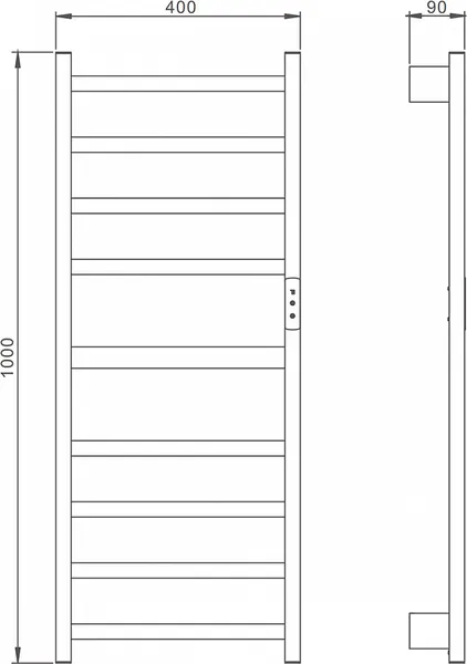Изображение товара Полотенцесушитель электрический Raglo R350.09.33