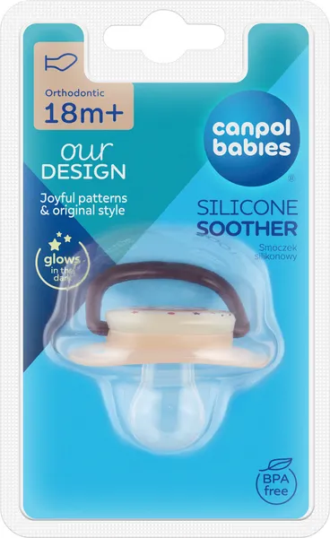 Изображение товара Пустышка Canpol Night Dreams 22/502_new (розовый/голубой)
