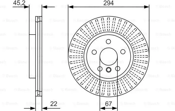 Изображение товара Тормозной диск Bosch 0986479C91
