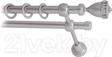 Изображение товара Карниз для штор Lm Decor Кубок 110 2р гладкий (сатин, 3м)