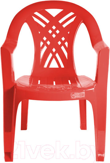 Изображение товара Стул пластиковый Стандарт Пластик Групп Престиж-2 (красный)