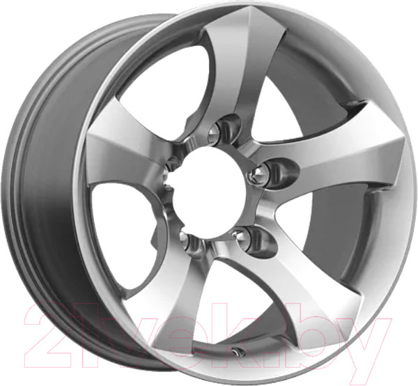 Изображение товара Литой диск K&K Айсберг (КС662) 16x8" 5x139.7мм DIA 110.1мм ET -10мм (Дарк платинум)