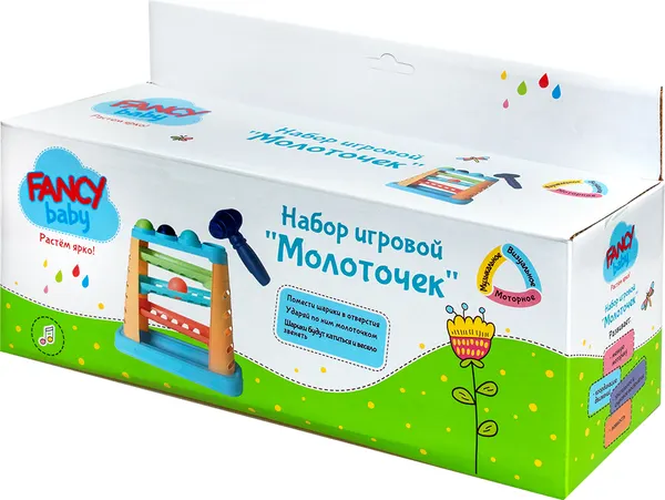 Изображение товара Развивающий игровой набор Fancy Молоточек 218C-5