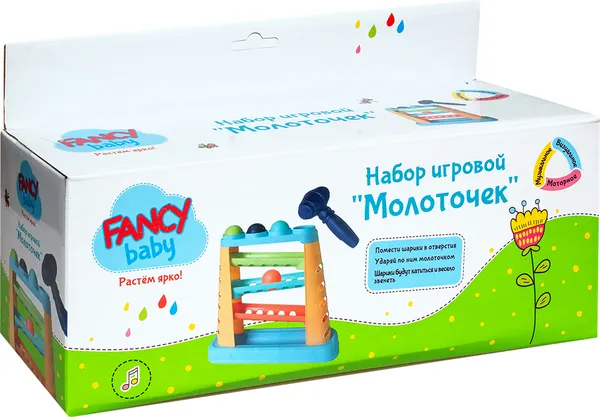 Изображение товара Развивающий игровой набор Fancy Молоточек 218C-5