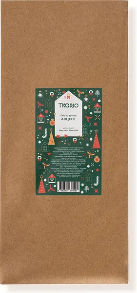 Изображение товара Елка декоративная Tkano Акцент красного цвета New Year Essential / TK26-NY_CTR0014