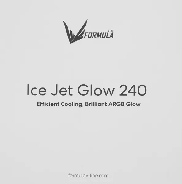 Изображение товара Кулер для процессора Formula Ice Jet Glow 240 WH
