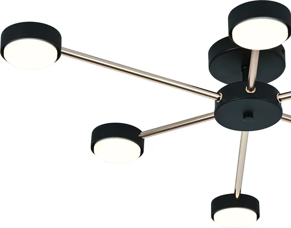 Изображение товара Люстра ESCADA 120008/6R (Black/Gold)