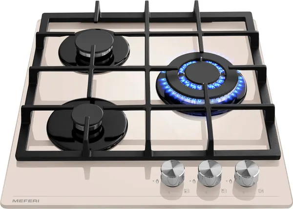 Изображение товара Газовая варочная панель MEFERI MGH453BG Glass Power