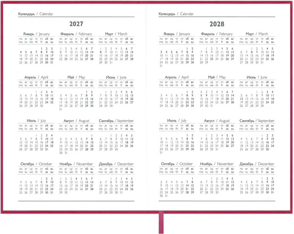 Изображение товара Ежедневник Escalada Наппа 2027 / 73546 (176л, розовый)