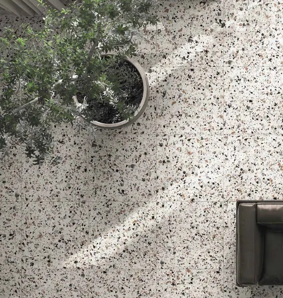 Изображение товара Плитка ProGres Terrazzo Nova NR0373К (600x600, серый)