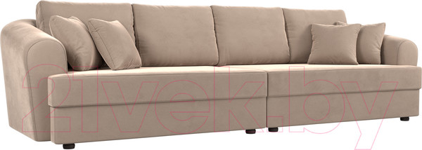 Изображение товара Диван Лига Диванов Милтон / 100652 (велюр MR бежевый)