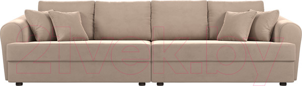 Изображение товара Диван Лига Диванов Милтон / 100652 (велюр MR бежевый)