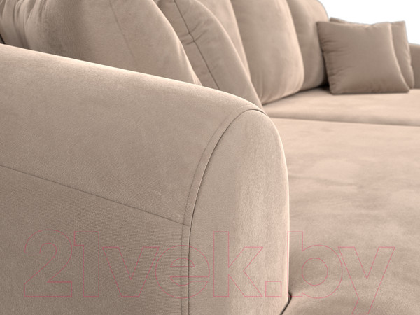 Изображение товара Диван Лига Диванов Милтон / 100652 (велюр MR бежевый)