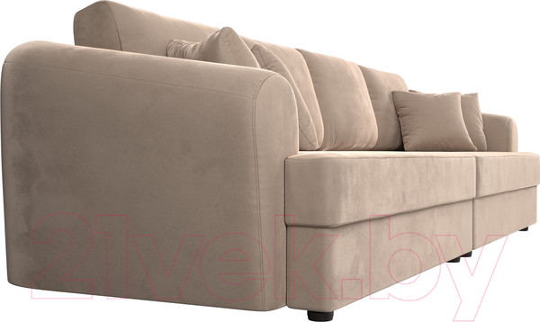 Изображение товара Диван Лига Диванов Милтон / 100652 (велюр MR бежевый)