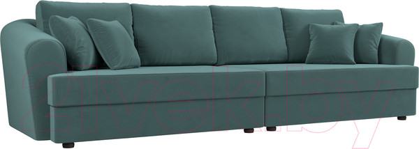 Изображение товара Диван Лига Диванов Милтон / 100653 (велюр MR бирюзовый)