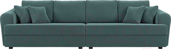 Изображение товара Диван Лига Диванов Милтон / 100653 (велюр MR бирюзовый)