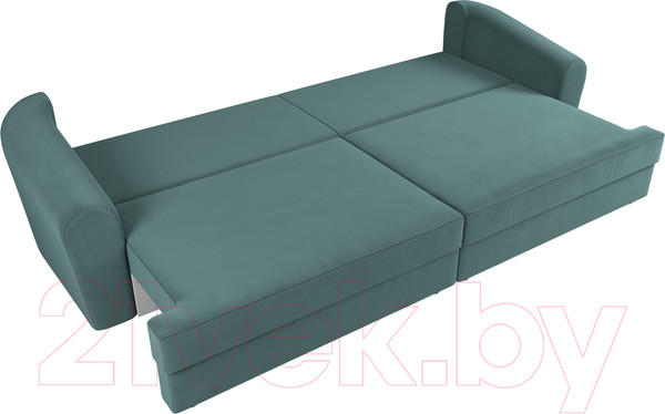 Изображение товара Диван Лига Диванов Милтон / 100653 (велюр MR бирюзовый)