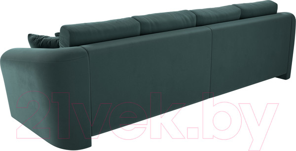 Изображение товара Диван Лига Диванов Милтон / 100653 (велюр MR бирюзовый)