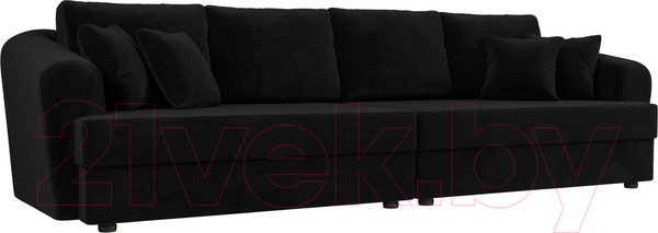 Изображение товара Диван Лига Диванов Милтон / 100658 (велюр MR черный)