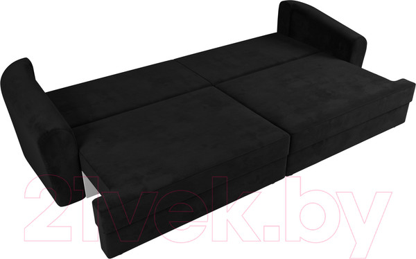 Изображение товара Диван Лига Диванов Милтон / 100658 (велюр MR черный)