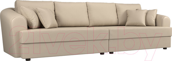 Изображение товара Диван Лига Диванов Милтон / 100668 (экокожа бежевый)